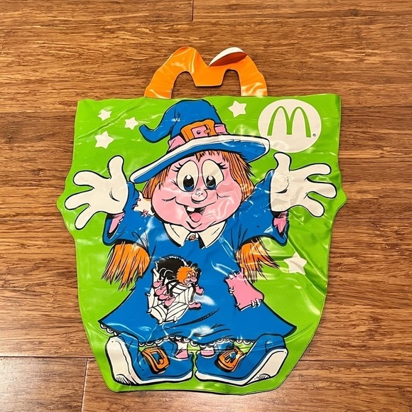 Vintage McDonalds Trick or Treat Bag 1990 Scare crow - Picture 1 of 11